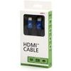 Logo Video cable HDMI M - HDMI M, HDMI 2.1 - Ultra High Speed, 1m, gold-plated connectors, aluminum design of the cap, blue, 8K@60 - (KM0101HL3CBL)