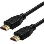 Logo Video cable HDMI M - HDMI M, HDMI 2.1 - Ultra High Speed, 1m, gold-plated, black, blister pack, 8K@60Hz, 48Gb/s, EOL - (75881)