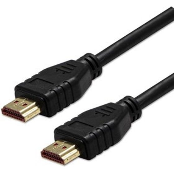 Logo Video cable HDMI M - HDMI M, HDMI 2.1 - Ultra High Speed, 1m, gold-plated, black, blister pack, 8K@60Hz, 48Gb/s, EOL - (75881)