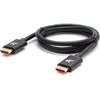Logo Video cable HDMI M - HDMI M, HDMI 2.1 - Ultra High Speed, 2m, gold-plated connectors, aluminum design of the cap, black, 8K@6 - (KM0201HL3BBL)