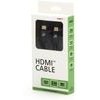 Logo Video cable HDMI M - HDMI M, HDMI 2.1 - Ultra High Speed, 2m, gold-plated connectors, aluminum design of the cap, black, 8K@6 - (KM0201HL3BBL)