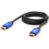 Logo Video cable HDMI M - HDMI M, HDMI 2.1 - Ultra High Speed, 2m, gold-plated connectors, aluminum design of the cap, blue, 8K@60 - (KM0201HL3CBL)