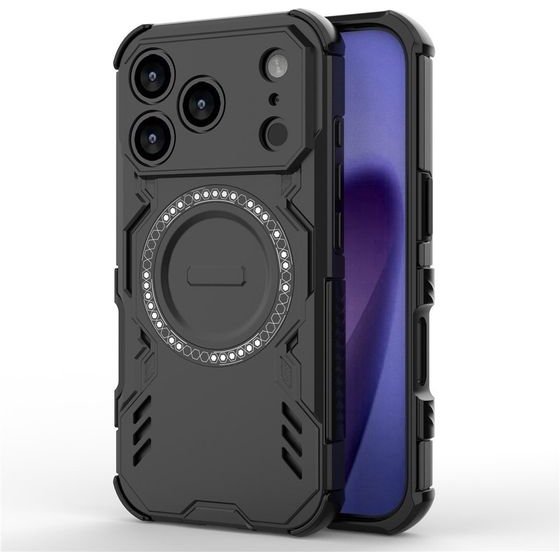 Techsuit - Armormag Case - Iphone 18 Pro / Iphone 17 Pro - Black