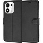Techsuit - Leather Folio - Honor 600 Smart - Black