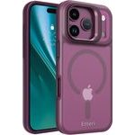 Etteri Morning Fog Case For Iphone 17 Pro Max / 18 Pro Max Dark cherry