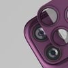 Etteri Full Camera Lens Guard For Iphone 18 Pro Max Dark cherry