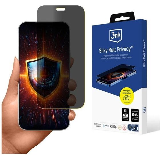 3MK Silky Matt Privacy Film For Apple Iphone 18 Pro Max