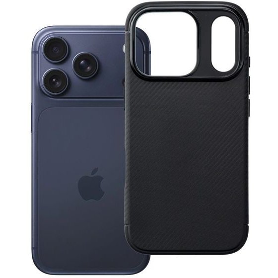 Case For Iphone 17 Pro / 18 Pro Carbon Premium Black OEM