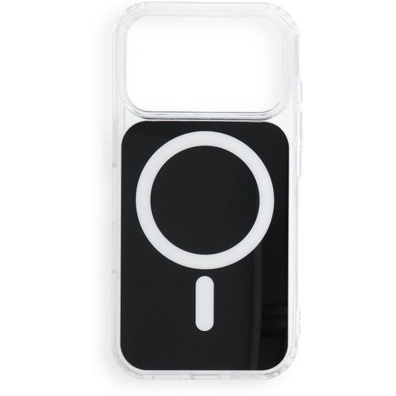 Case For Iphone 17 Pro / 18 Pro Clear Fusion Mag Cover Compatible With Magsafe Black OEM