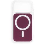 Case For Iphone 17 Pro / 18 Pro Clear Fusion Mag Cover Compatible With Magsafe Dark Cherry OEM