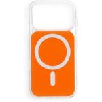 Case For Iphone 17 Pro / 18 Pro Clear Fusion Mag Cover Compatible With Magsafe Orange OEM