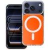 Case For Iphone 17 Pro / 18 Pro Clear Fusion Mag Cover Compatible With Magsafe Orange OEM