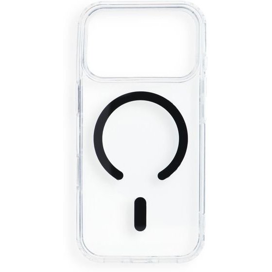 Case For Iphone 17 Pro / 18 Pro Drop Glue Colorful Ring Mag Cover Compatible With Magsafe Black OEM