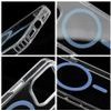 Case For Iphone 17 Pro / 18 Pro Drop Glue Colorful Ring Mag Cover Compatible With Magsafe Light Blue OEM