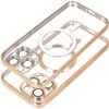 Case For Iphone 17 Pro / 18 Pro Electro Mag Cover Compatible With Magsafe Gold OEM