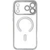 Case For Iphone 17 Pro / 18 Pro Electro Mag Cover Compatible With Magsafe Silver OEM