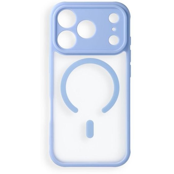 Case For Iphone 17 Pro / 18 Pro Full Matte Mag Cover Compatible With Magsafe Blue OEM