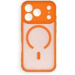Case For Iphone 17 Pro / 18 Pro Full Matte Mag Cover Compatible With Magsafe Orange OEM