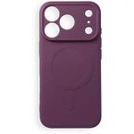 Case For Iphone 17 Pro / 18 Pro Silicone Mag Cover Compatible With Magsafe (Camera protection) Dark Cherry OEM
