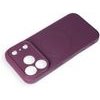 Case For Iphone 17 Pro / 18 Pro Silicone Mag Cover Compatible With Magsafe (Camera protection) Dark Cherry OEM