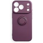 Case For Iphone 17 Pro / 18 Pro Silicone Ring Dark Cherry OEM