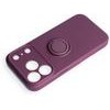 Case For Iphone 17 Pro / 18 Pro Silicone Ring Dark Cherry OEM