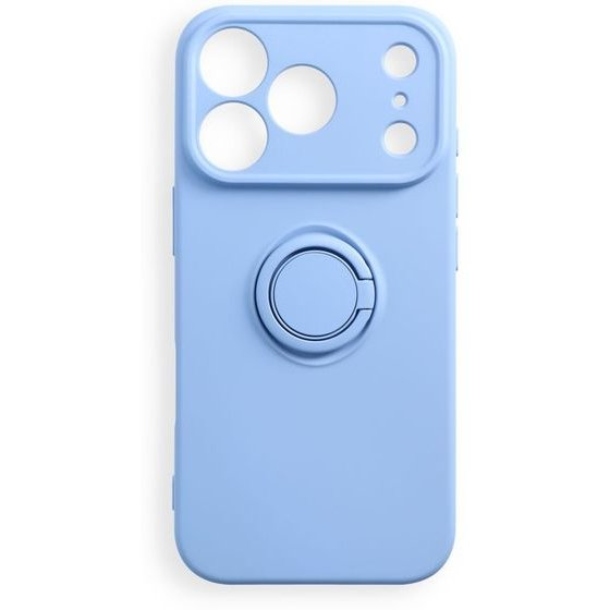 Case For Iphone 17 Pro / 18 Pro Silicone Ring Light Blue OEM