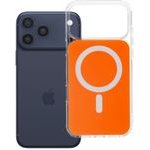Case For Iphone 17 Pro Max / 18 Pro Max Clear Fusion Mag Cover Compatible With Magsafe Hermes Orange OEM