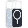 Case For Iphone 17 Pro Max / 18 Pro Max Clear Fusion Mag Cover Compatible With Magsafe Navy Blue OEM