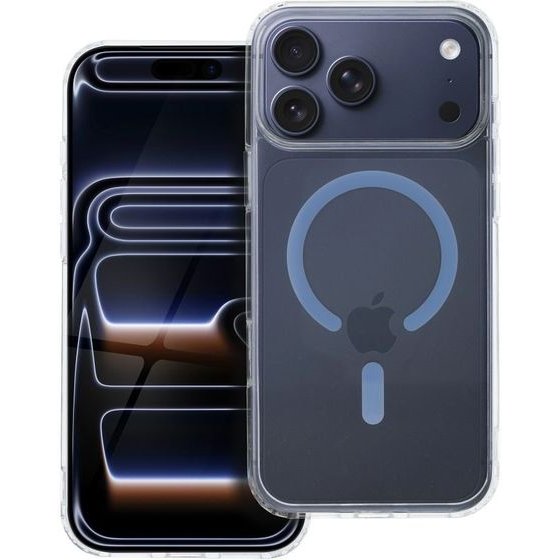Case For Iphone 17 Pro Max / 18 Pro Max Drop Glue Colorful Ring Mag Cover Compatible With Magsafe Light Blue OEM