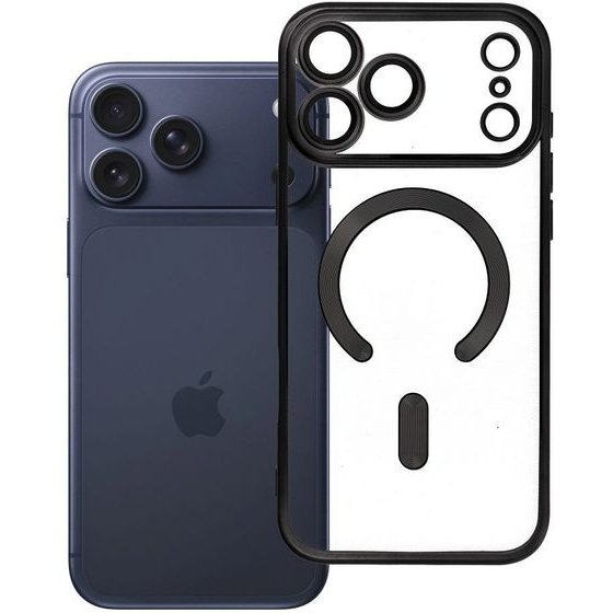 Case For Iphone 17 Pro Max / 18 Pro Max Electro Mag Cover Compatible With Magsafe Black OEM