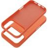Case For Iphone 17 Pro Max / 18 Pro Max Silicone Mag Cover Compatible With Magsafe (Big hole) Orange OEM