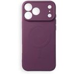 Case For Iphone 17 Pro Max / 18 Pro Max Silicone Mag Cover Compatible With Magsafe (Camera protection) Dark Cherry OEM