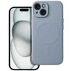 Case For Iphone 17 Pro Max / 18 Pro Max Silicone Mag Cover Compatible With Magsafe (Camera protection) Light Blue OEM