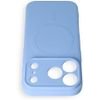 Case For Iphone 17 Pro Max / 18 Pro Max Silicone Mag Cover Compatible With Magsafe (Camera protection) Light Blue OEM