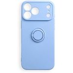 Case For Iphone 17 Pro Max / 18 Pro Max Silicone Ring Light Blue OEM