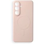 Case For Samsung S26 Fe Silicone Mag Cover Compatible With Magsafe (Camera protection) Pink OEM