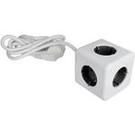 Power Strip Cube 5 Sockets Max 3680W With 1,4m Power Cable E03 White OEM
