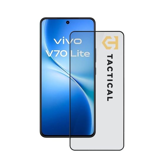 Tactical Glass Shield 5D For Vivo V70 Lite Black - (57983131147)