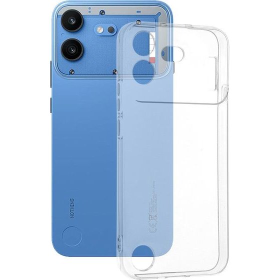 Techsuit - Clear Silicone - Nothing Phone (4b) - Transparent