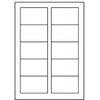 Avery Zweckform Business cards, matt, white, A4, 200 g/m2, 85x54mm, 10 sheets, For Laser And Inkjet printers, O - (C32011-10)