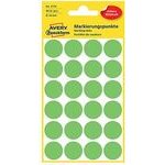 Avery Zweckform Labels 18mm, Neon green, 24 labels, marking, Packed By 4 pcs, For Hand Description - (3174)