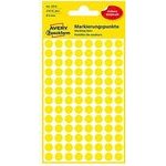 Avery Zweckform Labels 8mm, yellow, 104 labels, marking, Packed By 4 pcs, For Hand Description - (3013)
