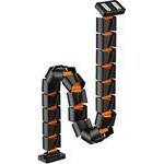 Powerton Ergo Ganso Pro Cable organizer, black-Orange - (WPECM5B)