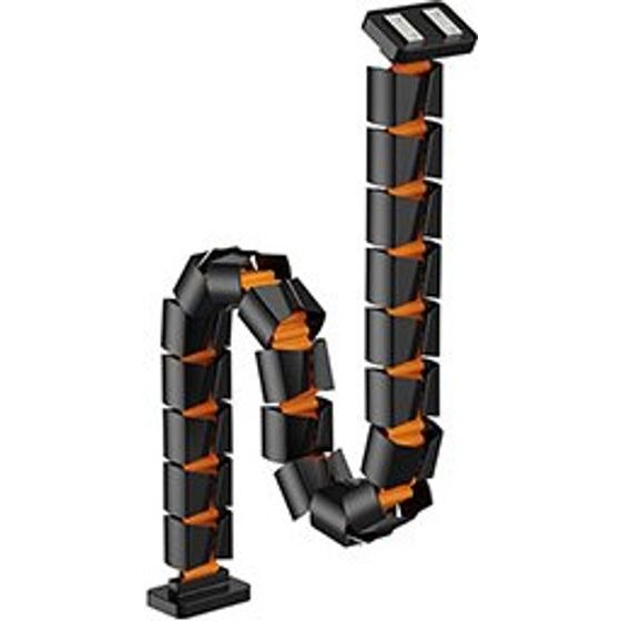 Powerton Ergo Ganso Pro Cable organizer, black-Orange - (WPECM5B)