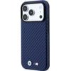 BMW Etui M Carbon Metal Logo Magsafe Do Iphone 18 Pro / 17 Pro Granatowy - (BMHMP18L26SWPCILV)