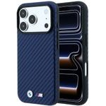 BMW Etui M Carbon Metal Logo Magsafe Do Iphone 18 Pro Max / 17 Pro Max Granatowy - (BMHMP18X26SWPCILV)