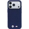 BMW Etui M Carbon Metal Logo Magsafe Do Iphone 18 Pro Max / 17 Pro Max Granatowy - (BMHMP18X26SWPCILV)