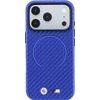 BMW Etui M Carbon Printed Ring Magsafe Do Iphone 18 Pro Max / 17 Pro Max Niebieski - (BMHMP18X26SWPCMBB)