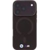 BMW Etui M Iml Frosted Metal Logo & Trims Magsafe Do Iphone 18 Pro / 17 Pro Bordowy - (BMHMP18L26HTFMILR)